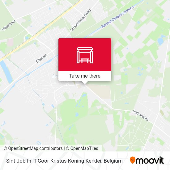 Sint-Job-In-'T-Goor Kristus Koning Kerklei map