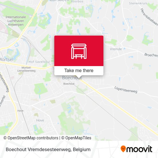 Boechout Vremdesesteenweg plan