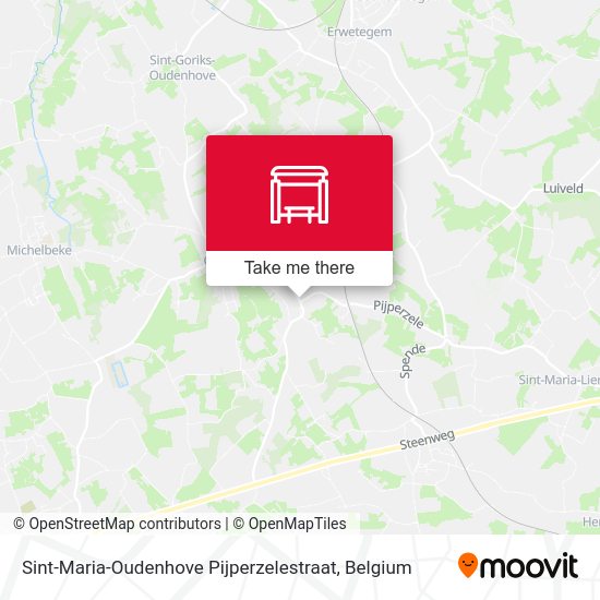 Sint-Maria-Oudenhove Pijperzelestraat map