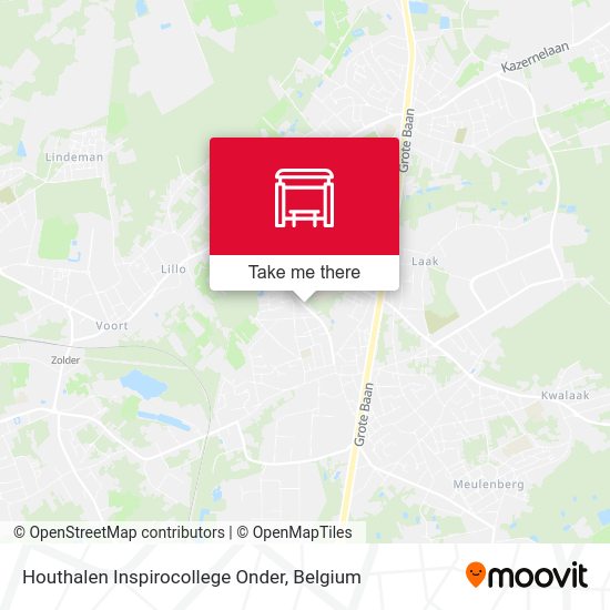 Houthalen Inspirocollege Onder plan