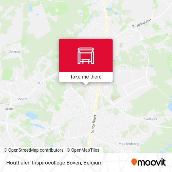 Houthalen Inspirocollege Boven map