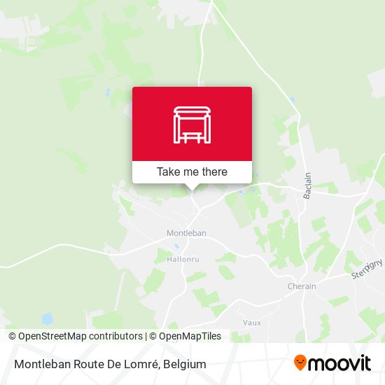 Montleban Route De Lomré map