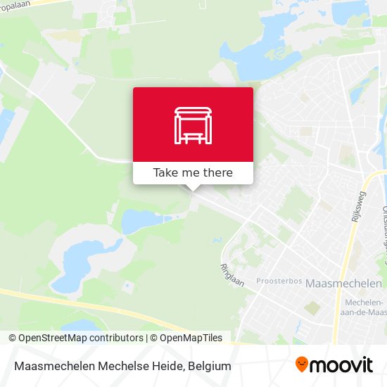Maasmechelen Mechelse Heide map