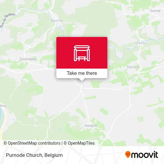 Purnode Church map