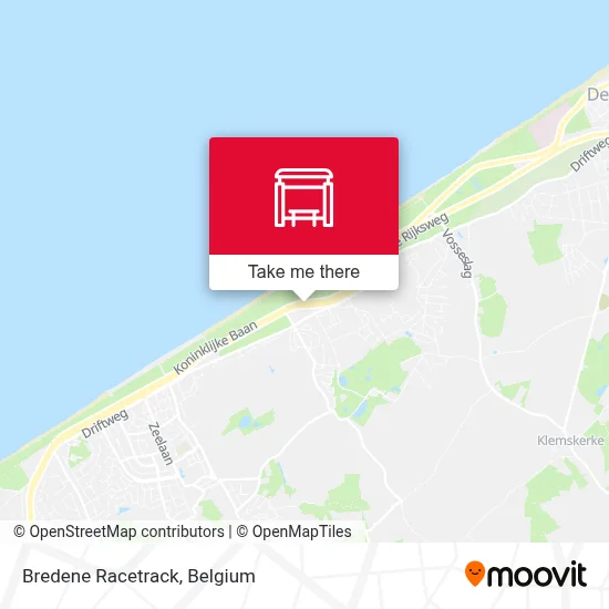 Bredene Racetrack map