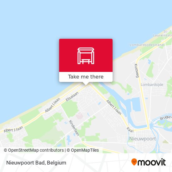 Nieuwpoort Bad plan