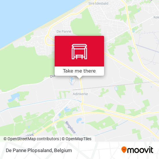 De Panne Plopsaland map