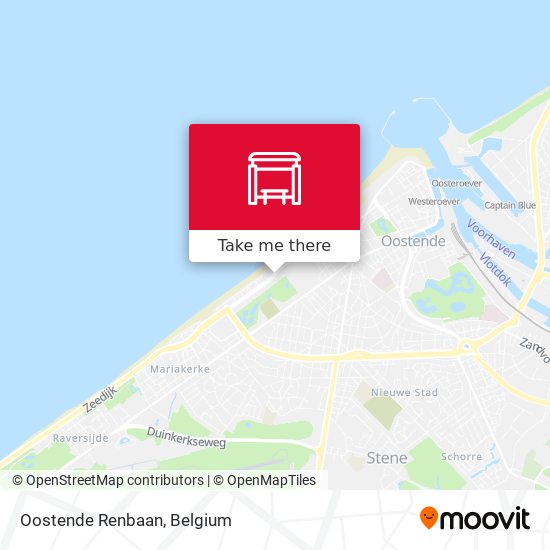 Oostende Renbaan map