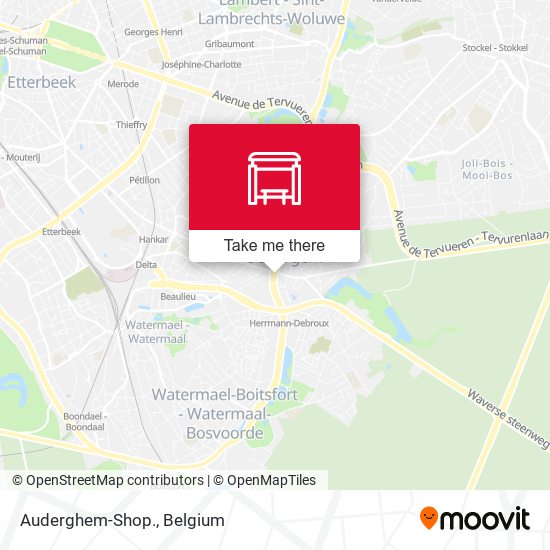Auderghem-Shop. map