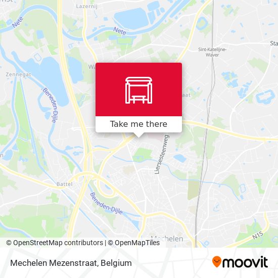 Mechelen Mezenstraat map