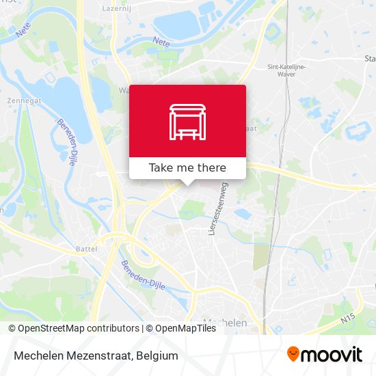 Mechelen Mezenstraat map