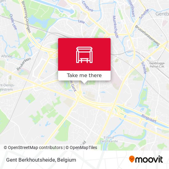 Gent Berkhoutsheide map