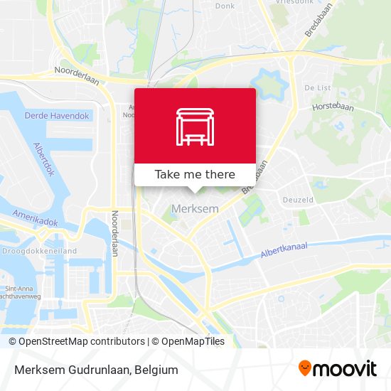 Merksem Gudrunlaan plan