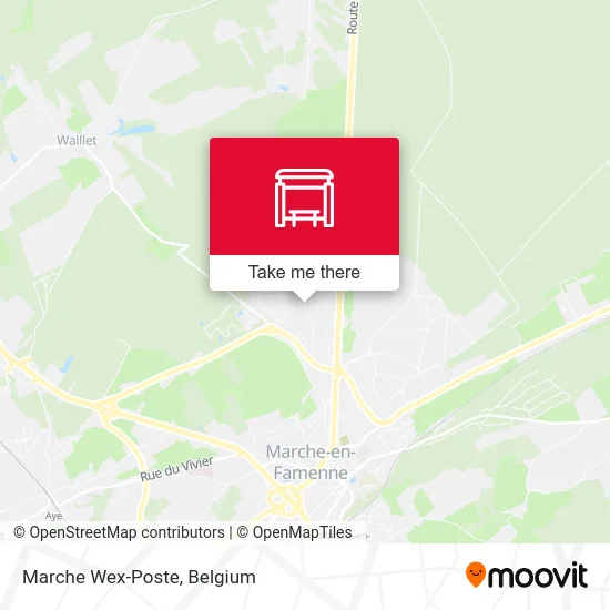 Marche Wex Post Office map