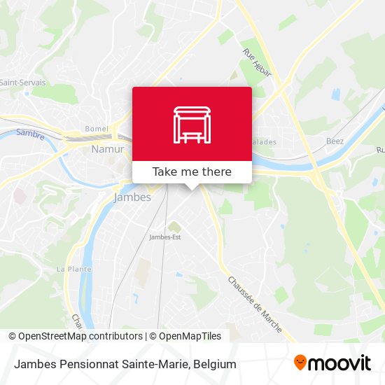 Jambes Pensionnat Sainte-Marie map