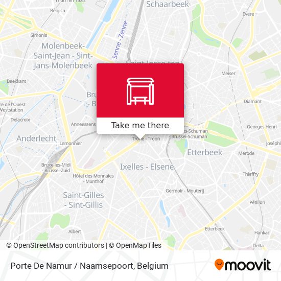 Porte De Namur / Naamsepoort map
