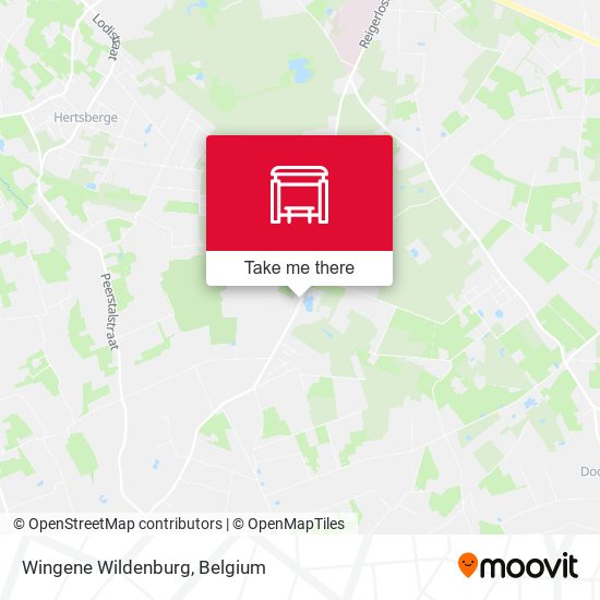 Wingene Wildenburg map