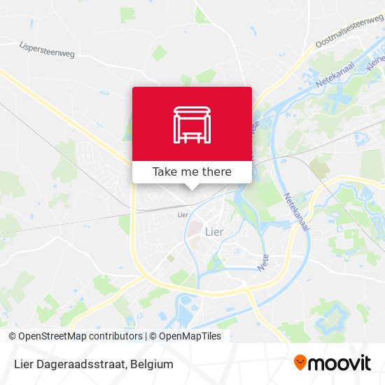 Lier Dageraadsstraat map