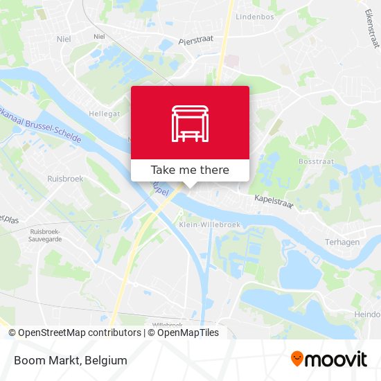 Boom Markt map