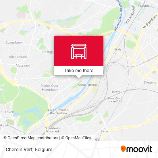 Chemin Vert map
