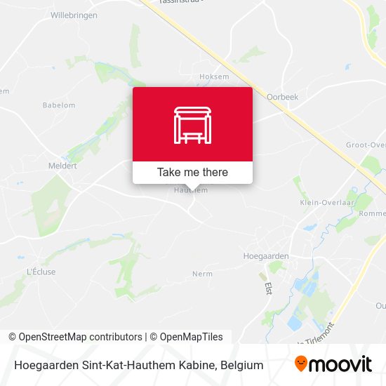 Hoegaarden Sint-Kat-Hauthem Kabine map