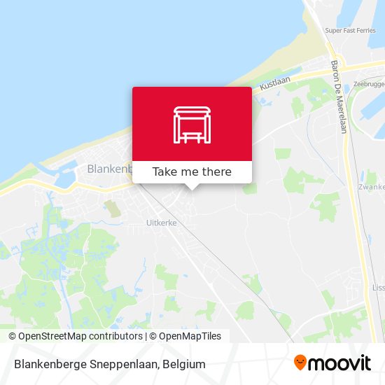 Blankenberge Sneppenlaan plan