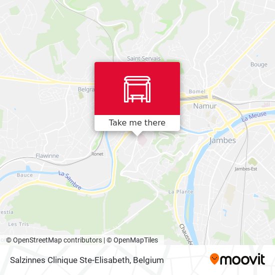 Salzinnes Clinique Ste-Elisabeth plan