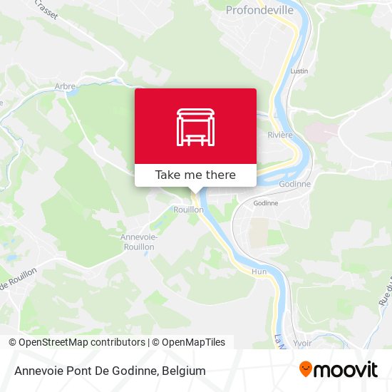 Annevoie Pont De Godinne plan