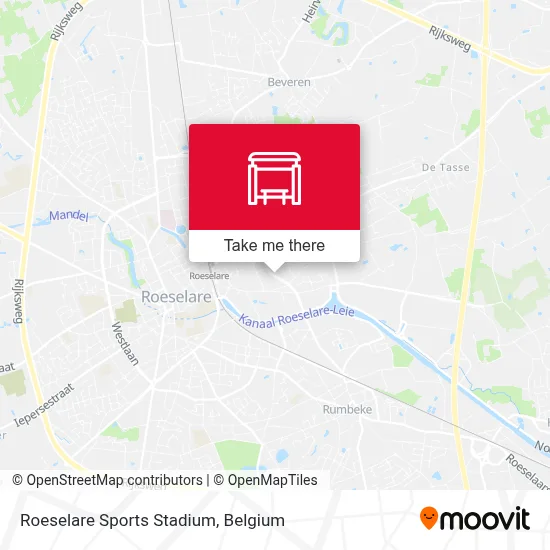Roeselare Sports Stadium map