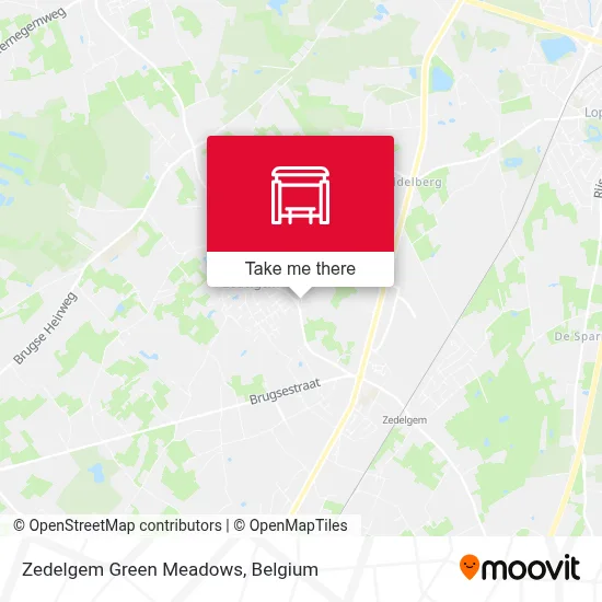 Zedelgem Green Meadows map