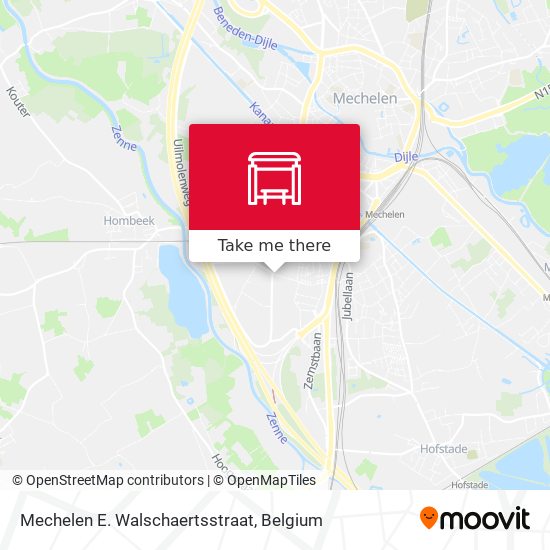 Mechelen E. Walschaertsstraat map
