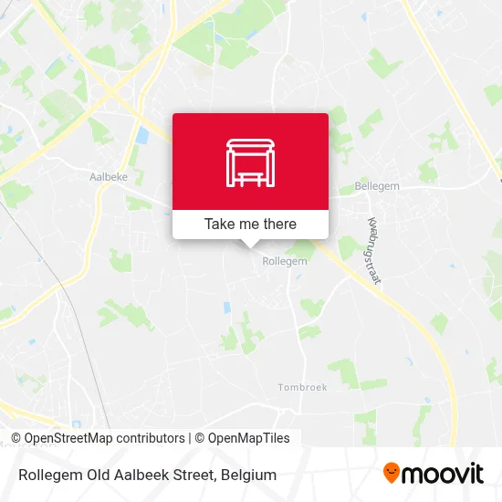 Rollegem Old Aalbeek Street map