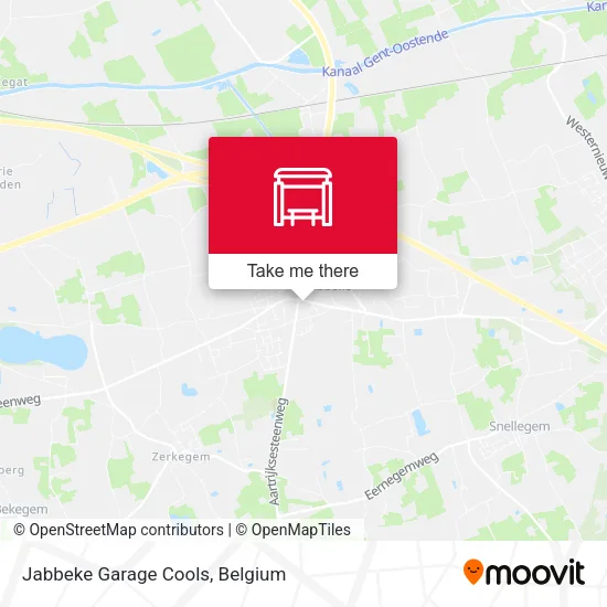 Jabbeke Garage Cools map