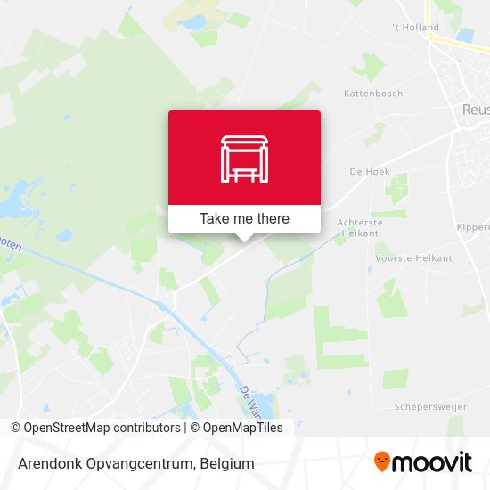 Arendonk Opvangcentrum map