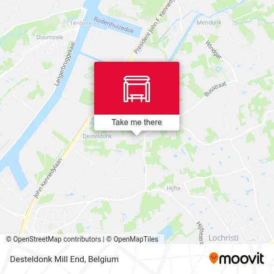 Desteldonk Mill End map