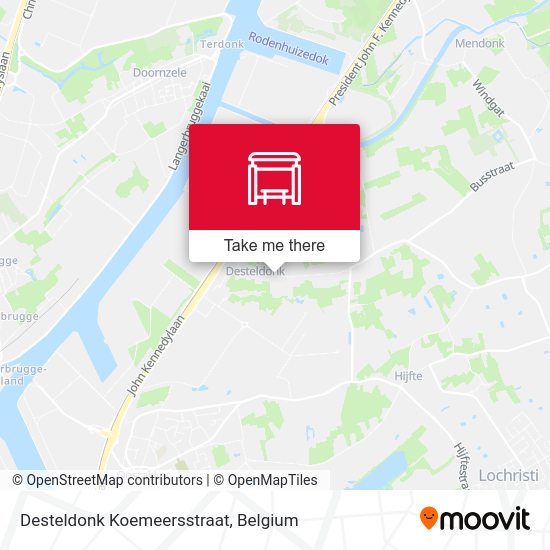 Desteldonk Koemeersstraat plan