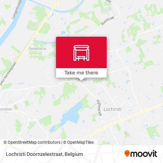 Lochristi Doornzelestraat map
