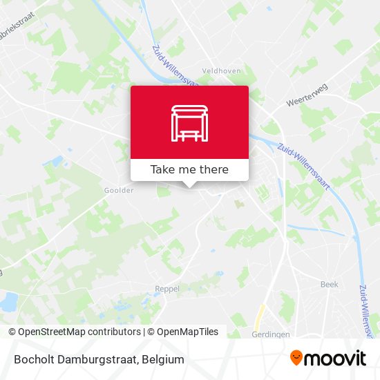 Bocholt Damburgstraat plan