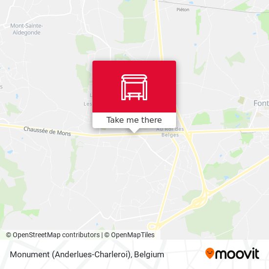 Monument (Anderlues-Charleroi) plan