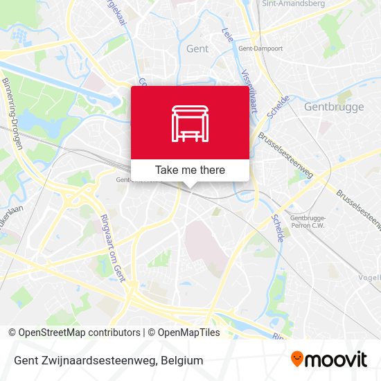 Gent Zwijnaardsesteenweg plan