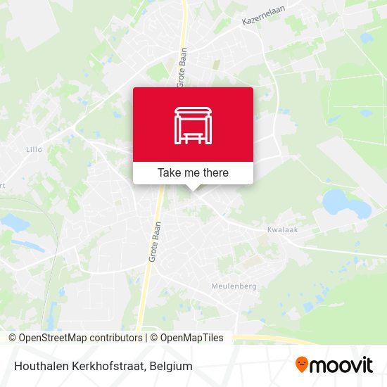 Houthalen Kerkhofstraat plan