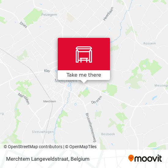 Merchtem Langeveldstraat plan