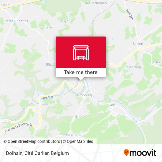 Dolhain, Cité Carlier map