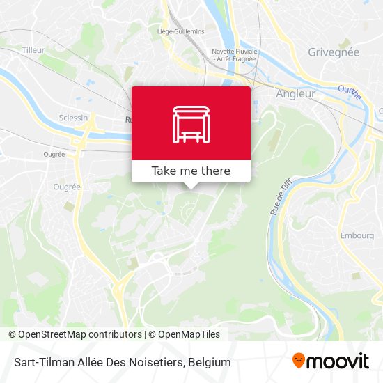 Sart-Tilman Allée Des Noisetiers plan