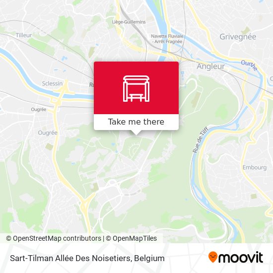 Sart-Tilman Allée Des Noisetiers map