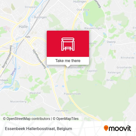 Essenbeek Hallerbosstraat map