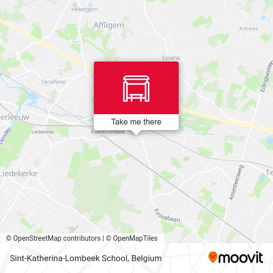 Sint-Katherina-Lombeek School map