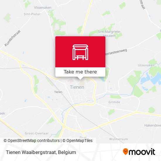 Tienen Waaibergstraat map