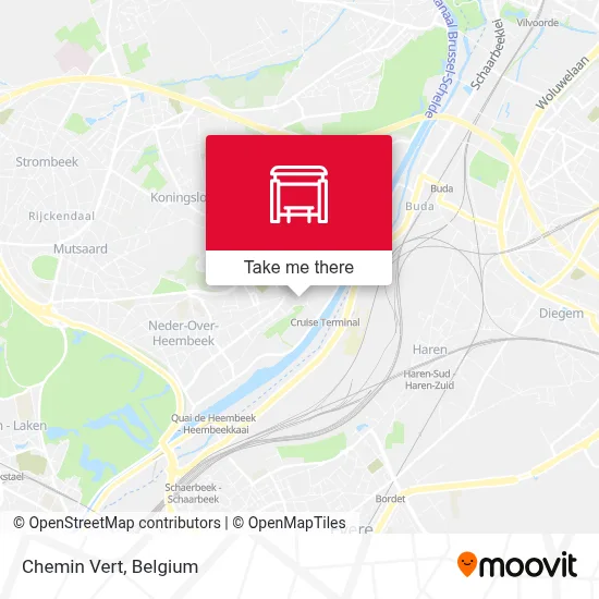 Chemin Vert map