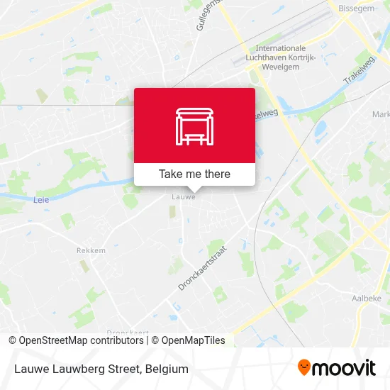 Lauwe Lauwberg Street map